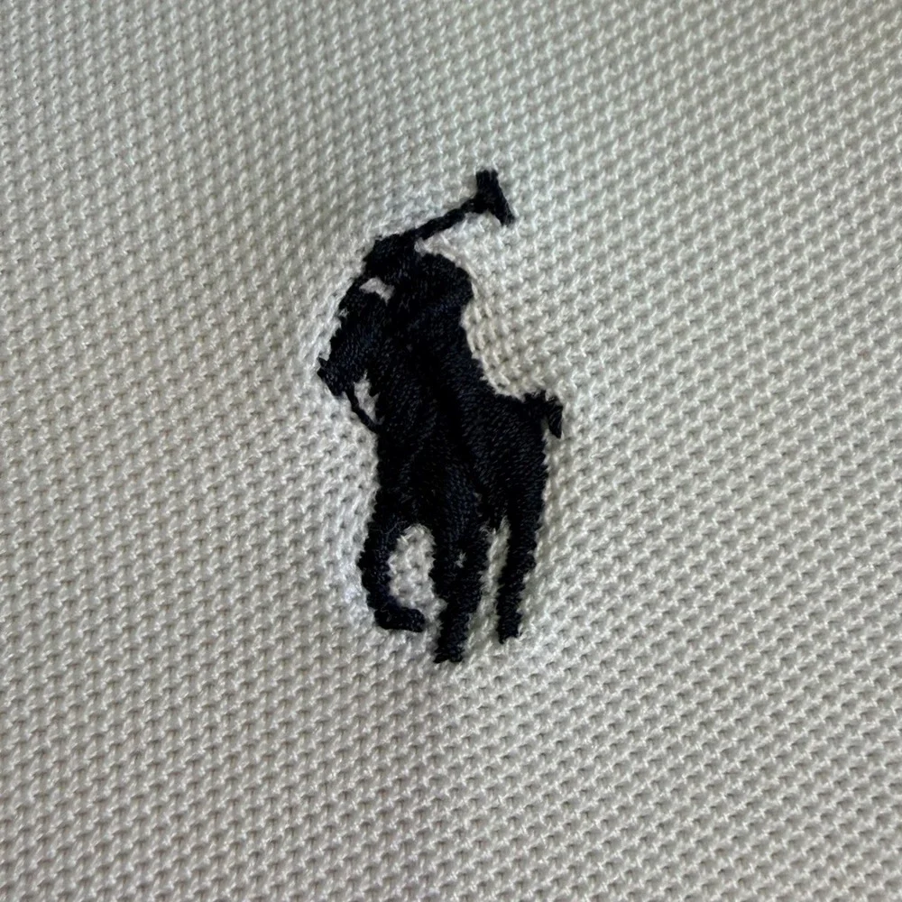 Vintage Polo Ralph Lauren Performance Shirt Mens Large White Active Workout Pony